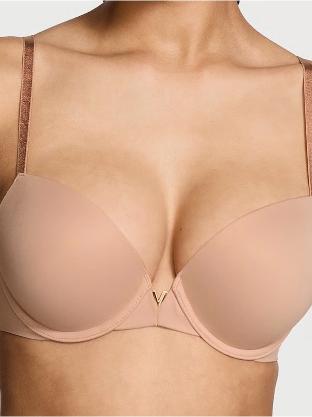 Victoria's Secret Smooth Push-Up Plunge Bra,
Size 36D
